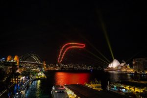 Elevate Sydney – Warwick’s designs shine at the inaugural drone sky show